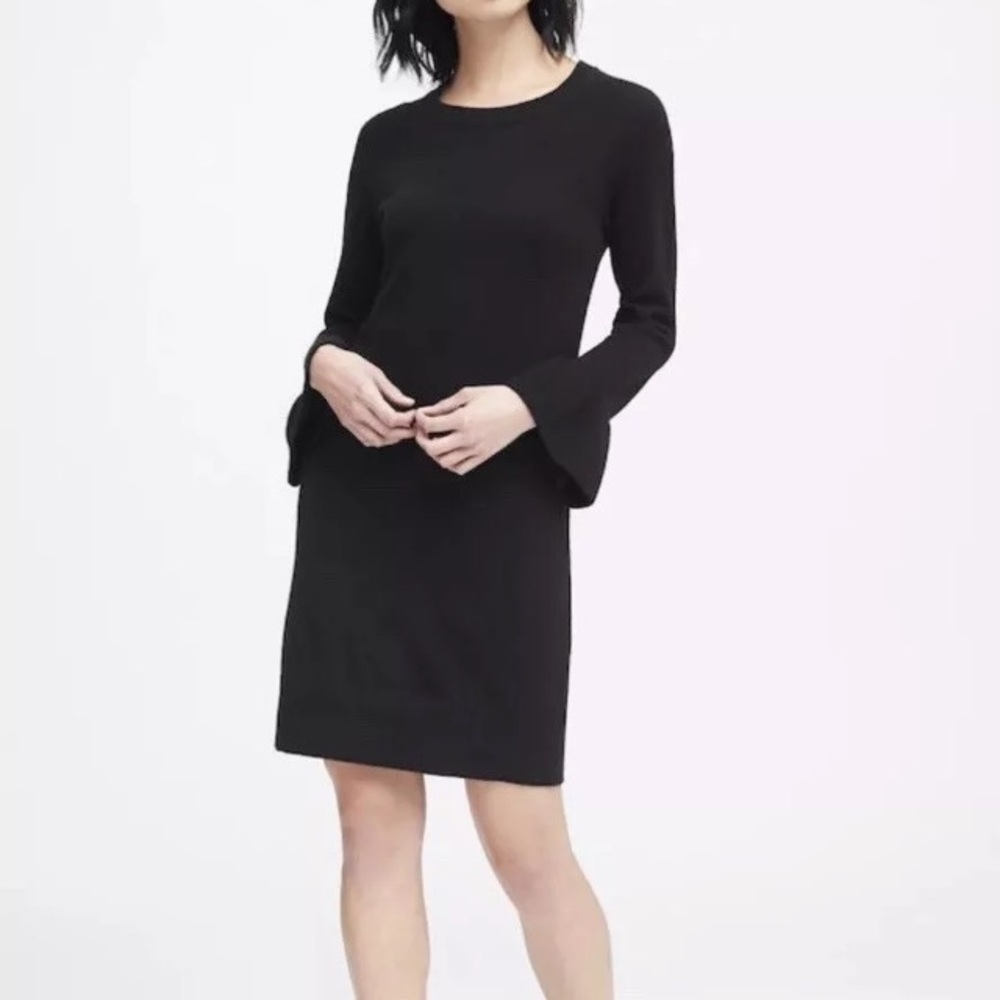 Banana Republic Black Dress NWT L Tall